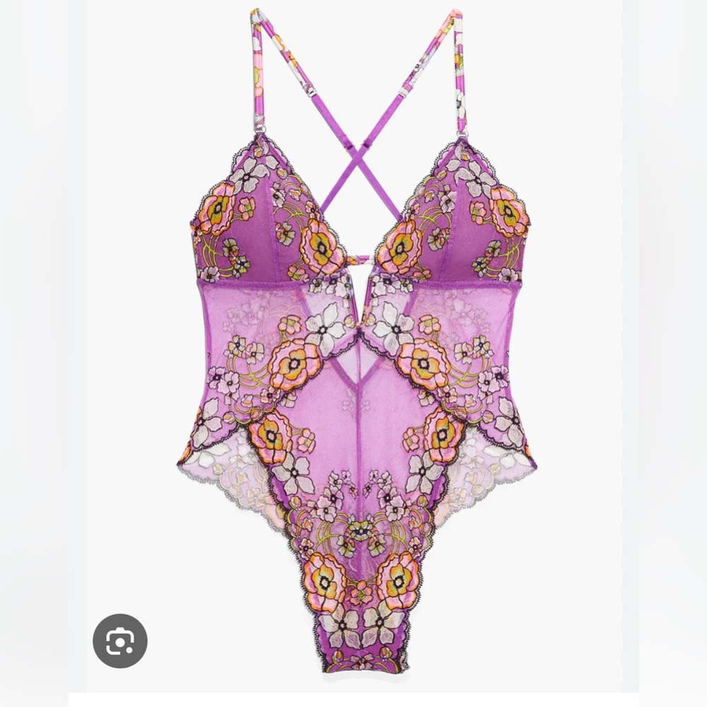 Savage X Fenty Mod Poppy lace teddy - Picture 2 of 8